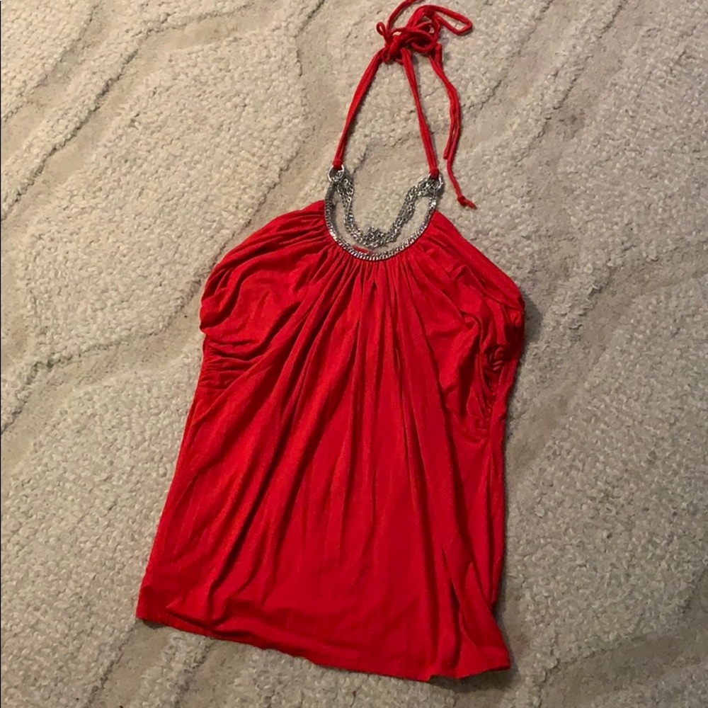 White House black market halter top